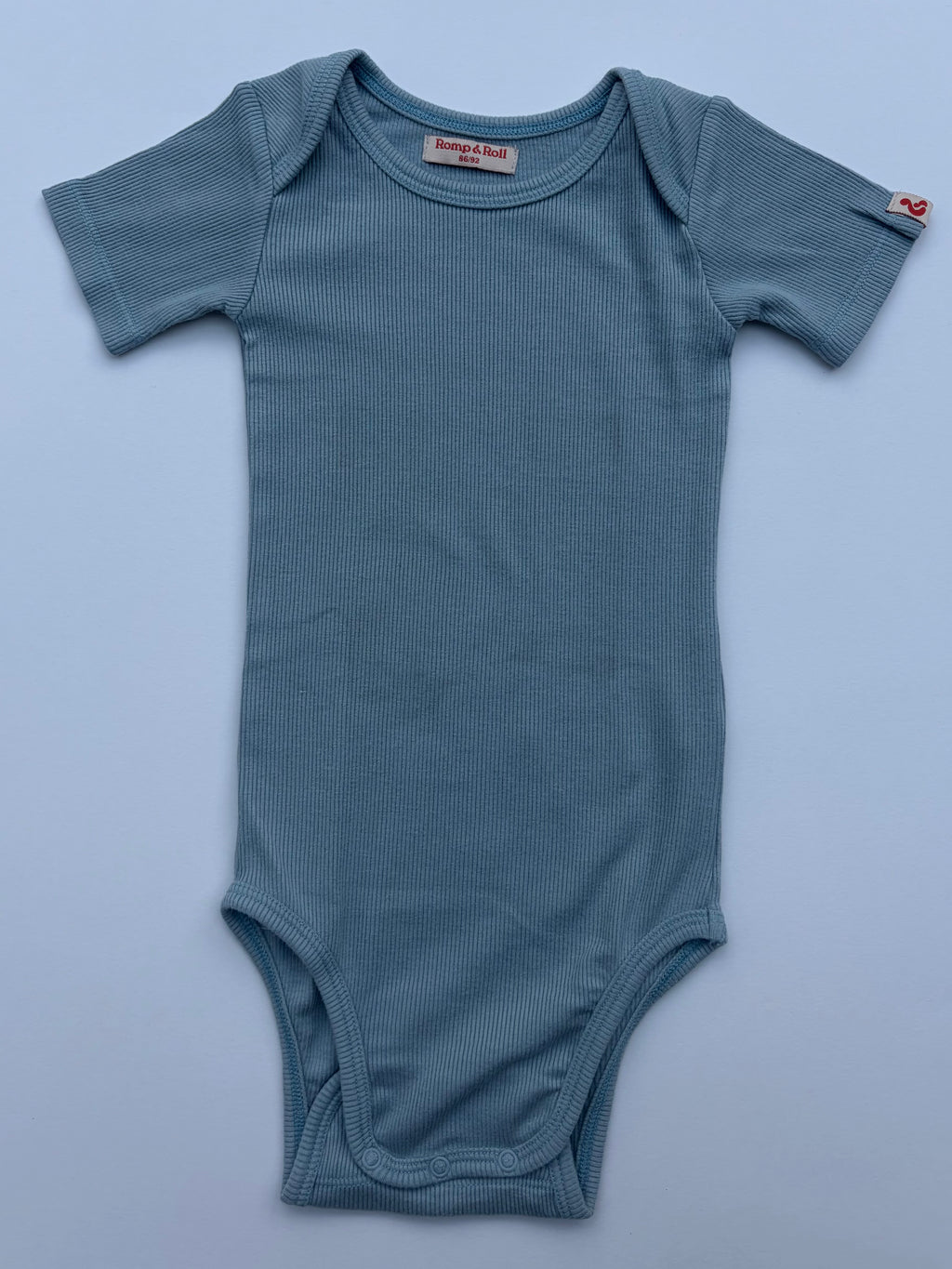 Romp&Roll meegroeiromper (Breeze (korte mouw) met eigen keus borduursel)