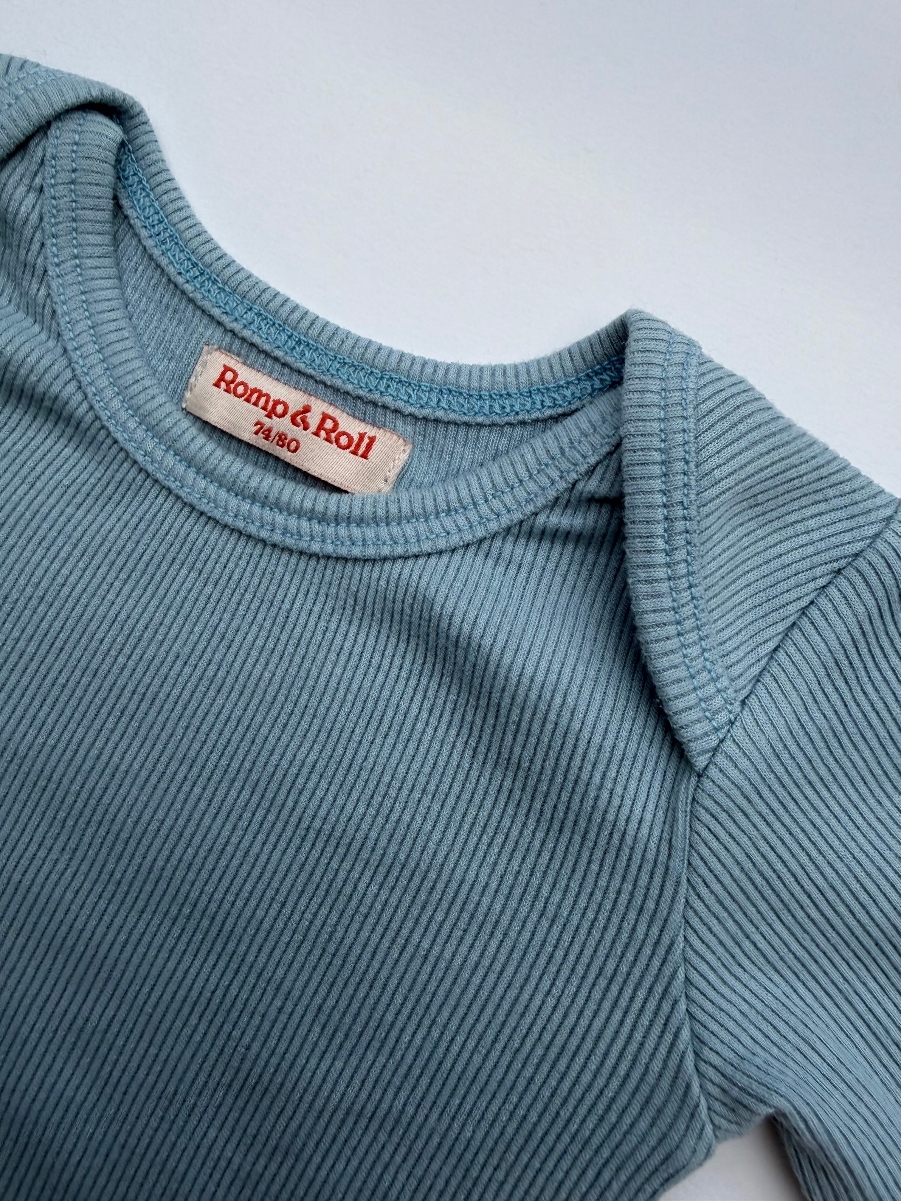 Romp&Roll meegroeiromper (Breeze (lange mouw) met eigen keus borduursel)